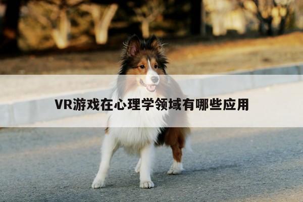 VR游戏在心理学领域有哪些应用：vwin网上官网